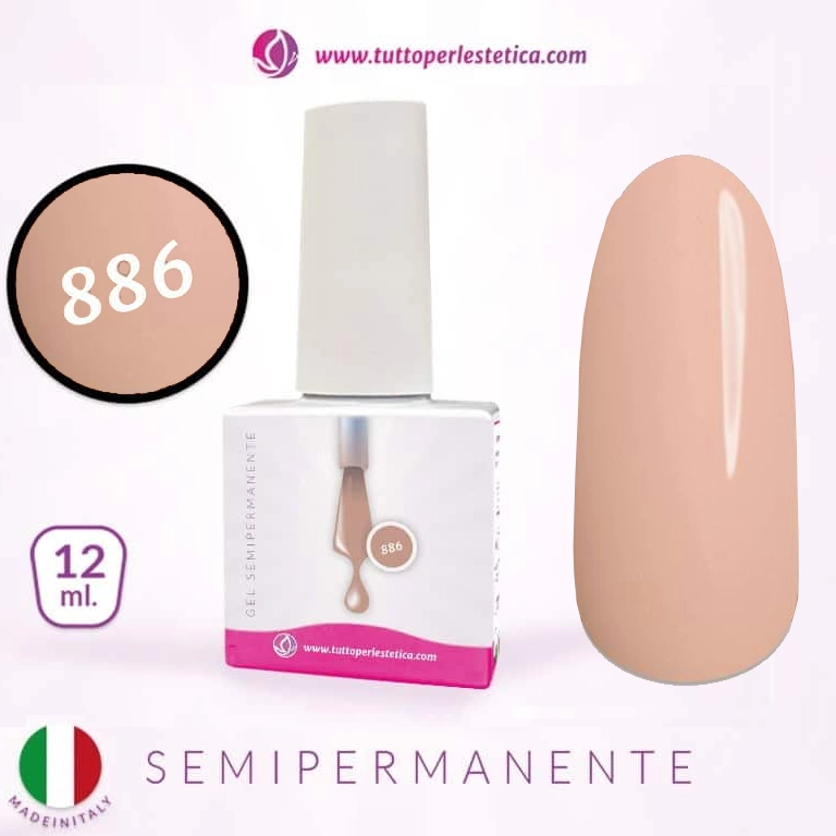 Semipermanente colore N 886 da 12 ML – Hema e TPO Free