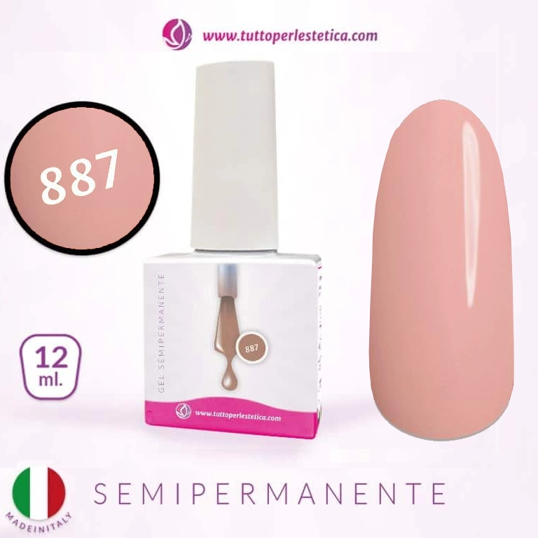 Semipermanente colore N 887 da 12 ML – Hema e TPO Free