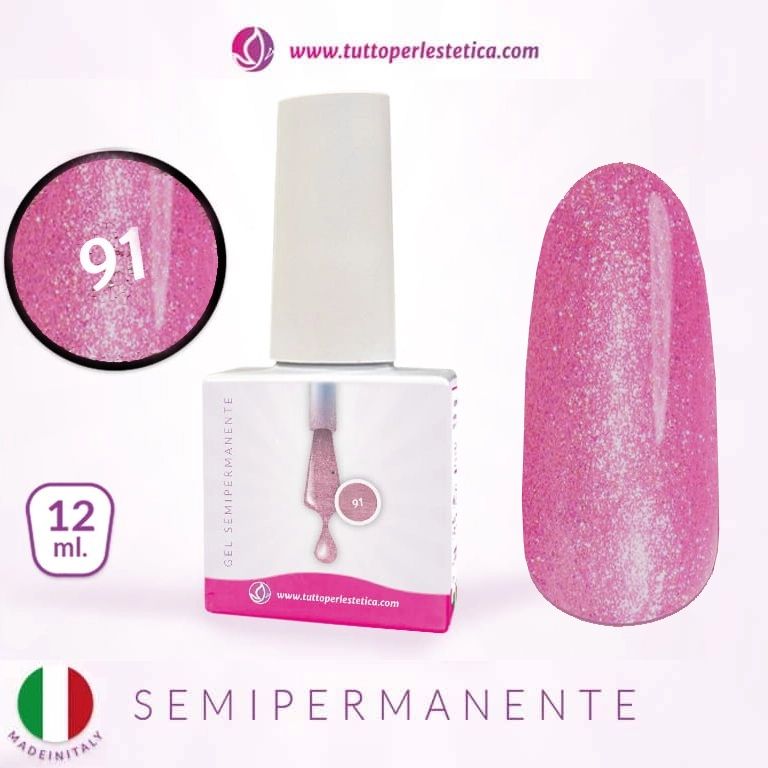Semipermanente colore N 91 da 12 ML – Hema e TPO Free