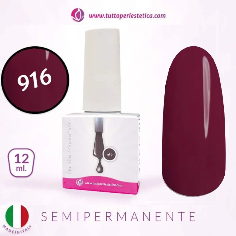 Semipermanente colore N 916 da 12 ML – Hema e TPO Free