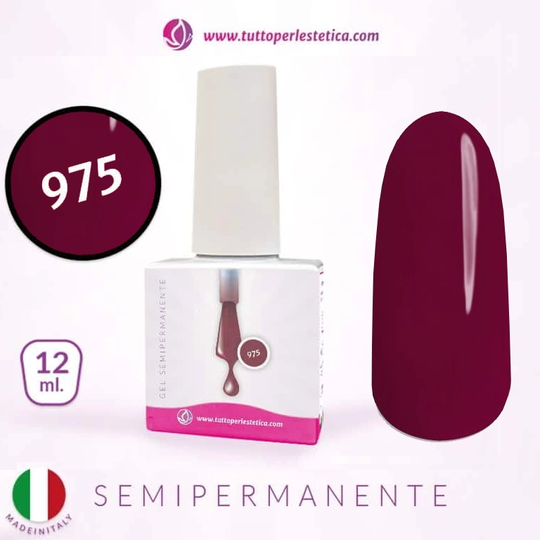 Semipermanente colore N 975 da 12 ML – Hema e TPO Free