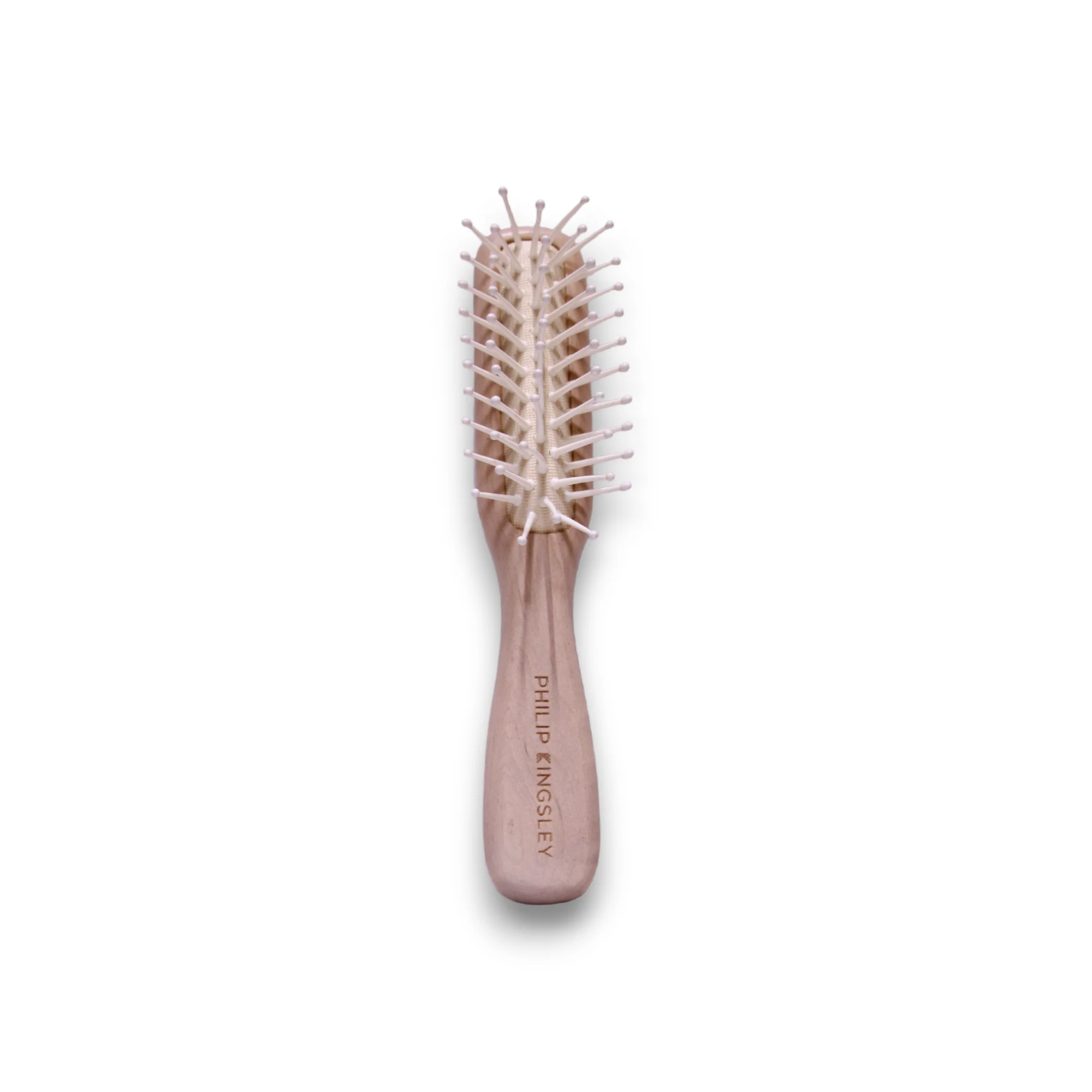 Set Philip Kingsley spazzola per capelli + Philip Kingsley, borsa in tessuto, argento