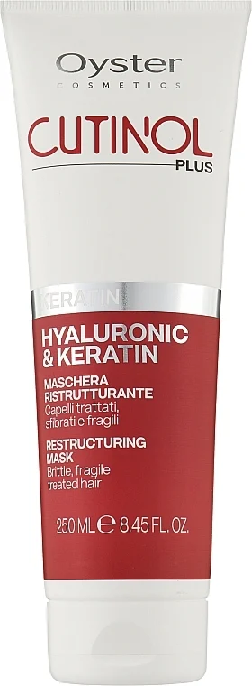 Maschera ristrutturante per capelli fragili e deboli