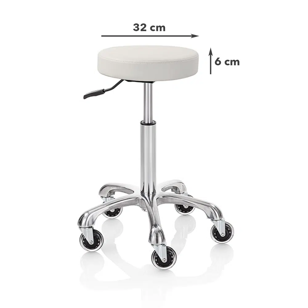 Sgabello per estetista centro estetico Elitè Pro Round di XaniPro