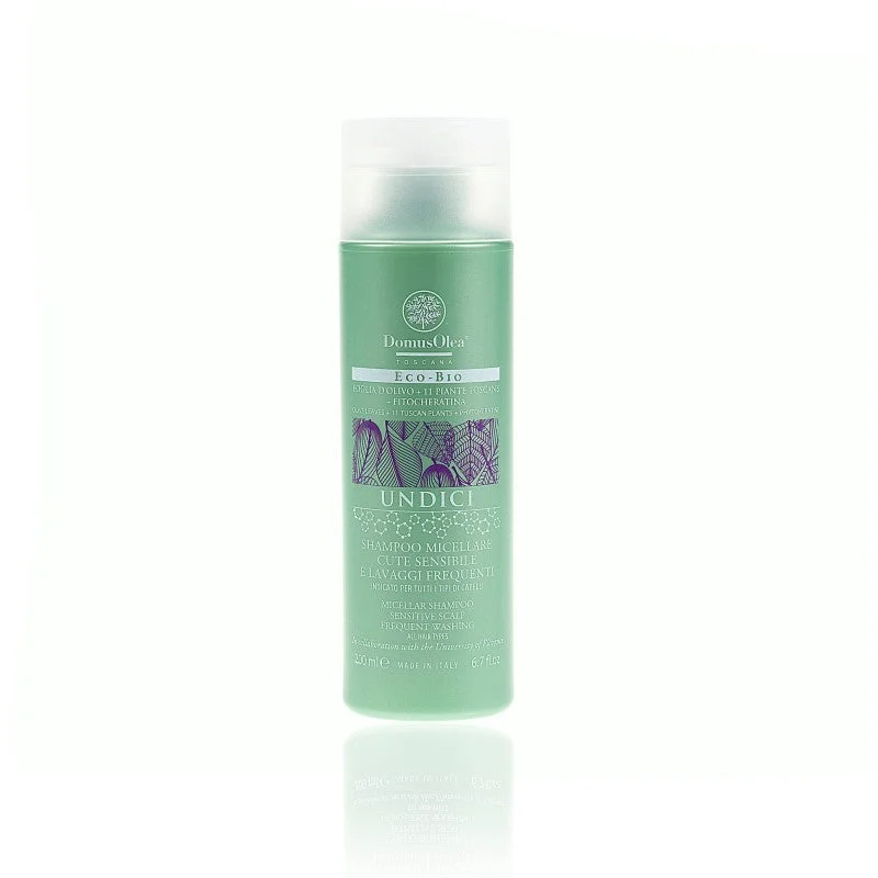 Domus olea toscana UNDICI - Shampoo Micellare Cute Sensibile e Lavaggi Frequenti 200 ml