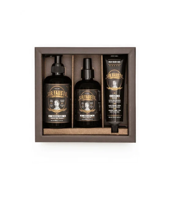 Sir Fausto Anti-Dandruff Treatment Kit Shampoo 250ml + Tonic 200ml + Gel 90ml