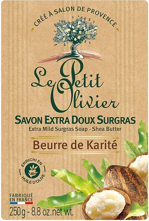 Sapone delicato con estratto di burro di karité