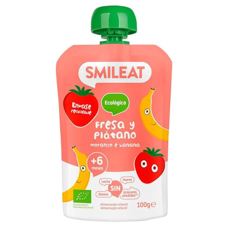 Smileat Pouch Fragola Banana 100g