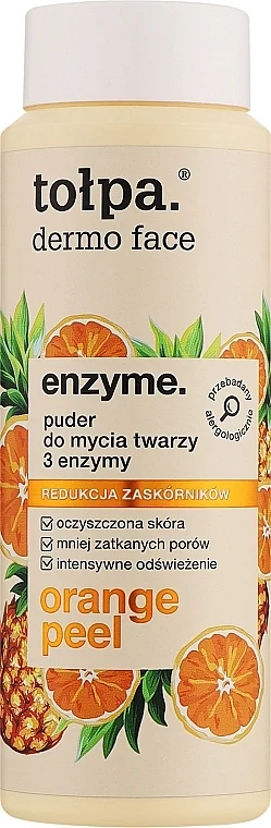 Polvere enzimatica detergente per il viso