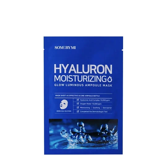 Some by Mi Hyaluron Moisturizing Glow Luminuous maschera viso idratante per pelli secche