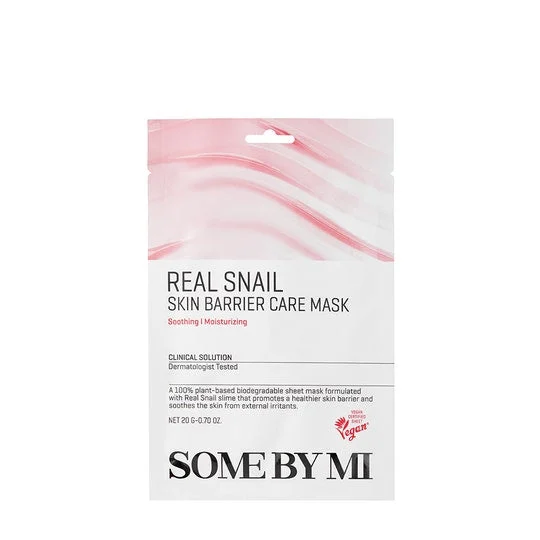 Some by Mi Real Snail Skin Barrier maschera viso idratante per tutti i tipi di pelle