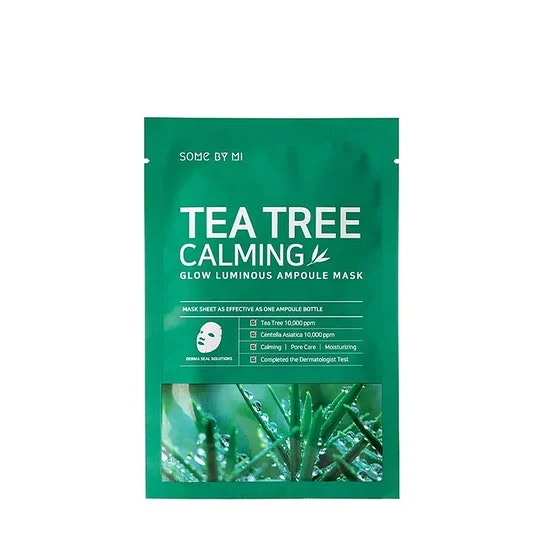 Some by Mi Tea Tree Calming Glow Luminous maschera viso calmante per pelli grasse