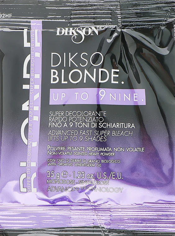 Polvere chiarificante per capelli