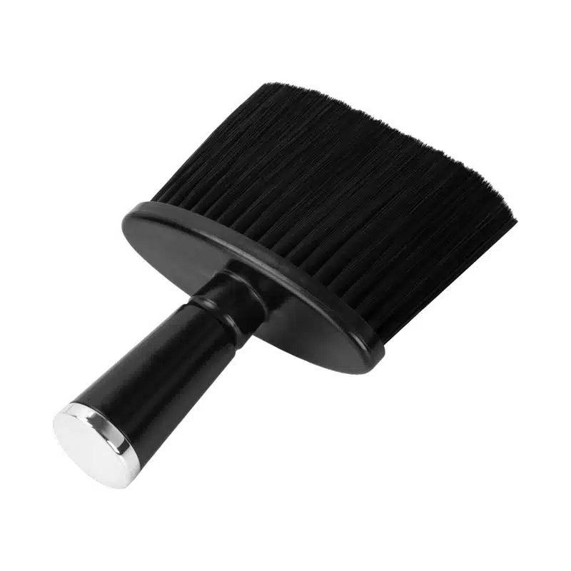 Spazzola per rimozione peli e capelli per parrucchiere barbiere nera