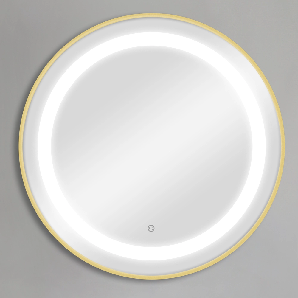 Specchio Parrucchiere Tondo con Luce LED BLISS di MUDI Specchiera Professionale Retroilluminata
