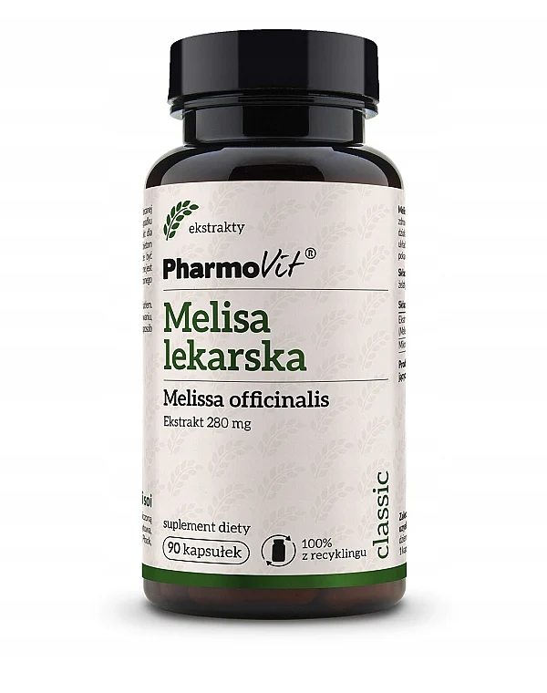 Integratore alimentare "Melissa officinalis", 280 mg