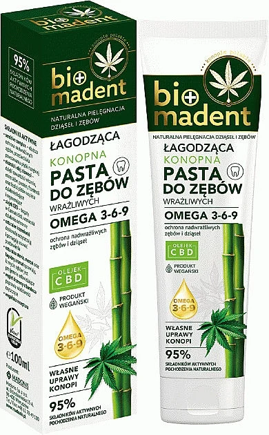 Dentifricio all'olio di canapa