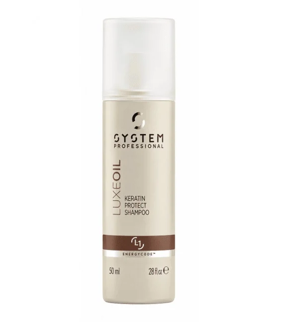 System Professional Keratin Protect Shampoo Luxeoil 50ml