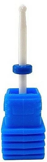 Punta fresa, in ceramica "Ball", blu