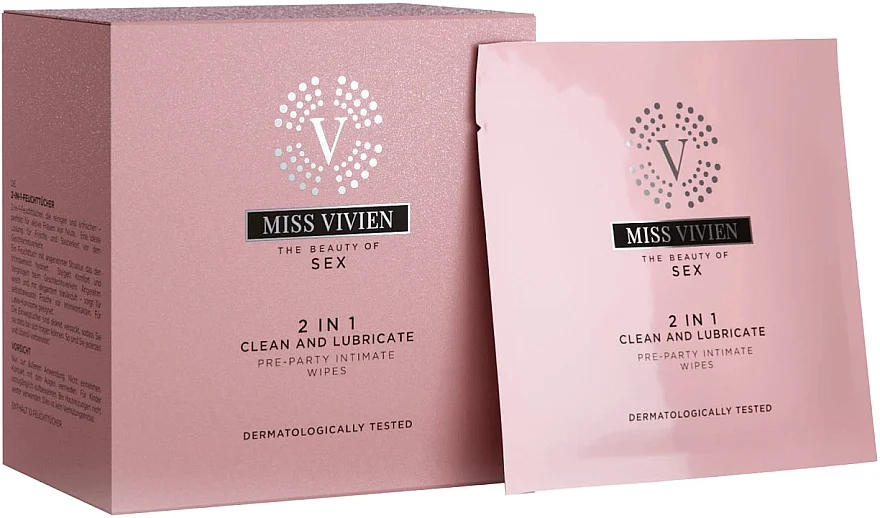 Salviette umidificate per l'igiene intima 2in1