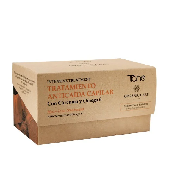 Tahe Organic Intensive Anti-Hair Loss Treatment Redensifies And Strengthens 15x5ml