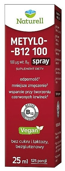 Vitamina "Metilcobalamina-B12 100", spray