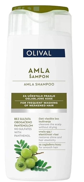 Shampoo per capelli con estratto di amla e pantenolo