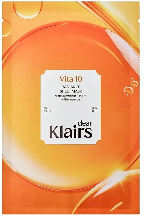 Maschera in tessuto con complesso vitaminico