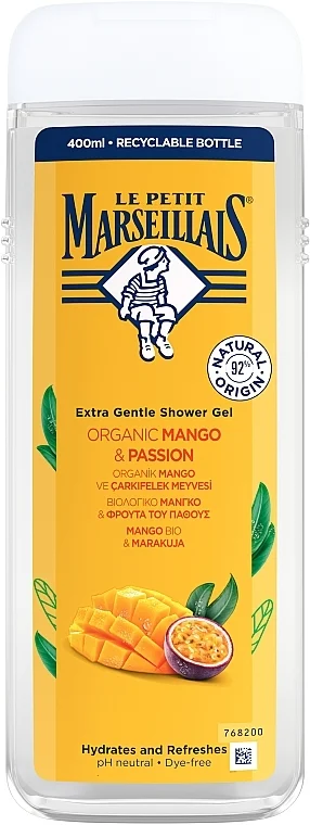 Gel doccia "Mango e frutto della passione"