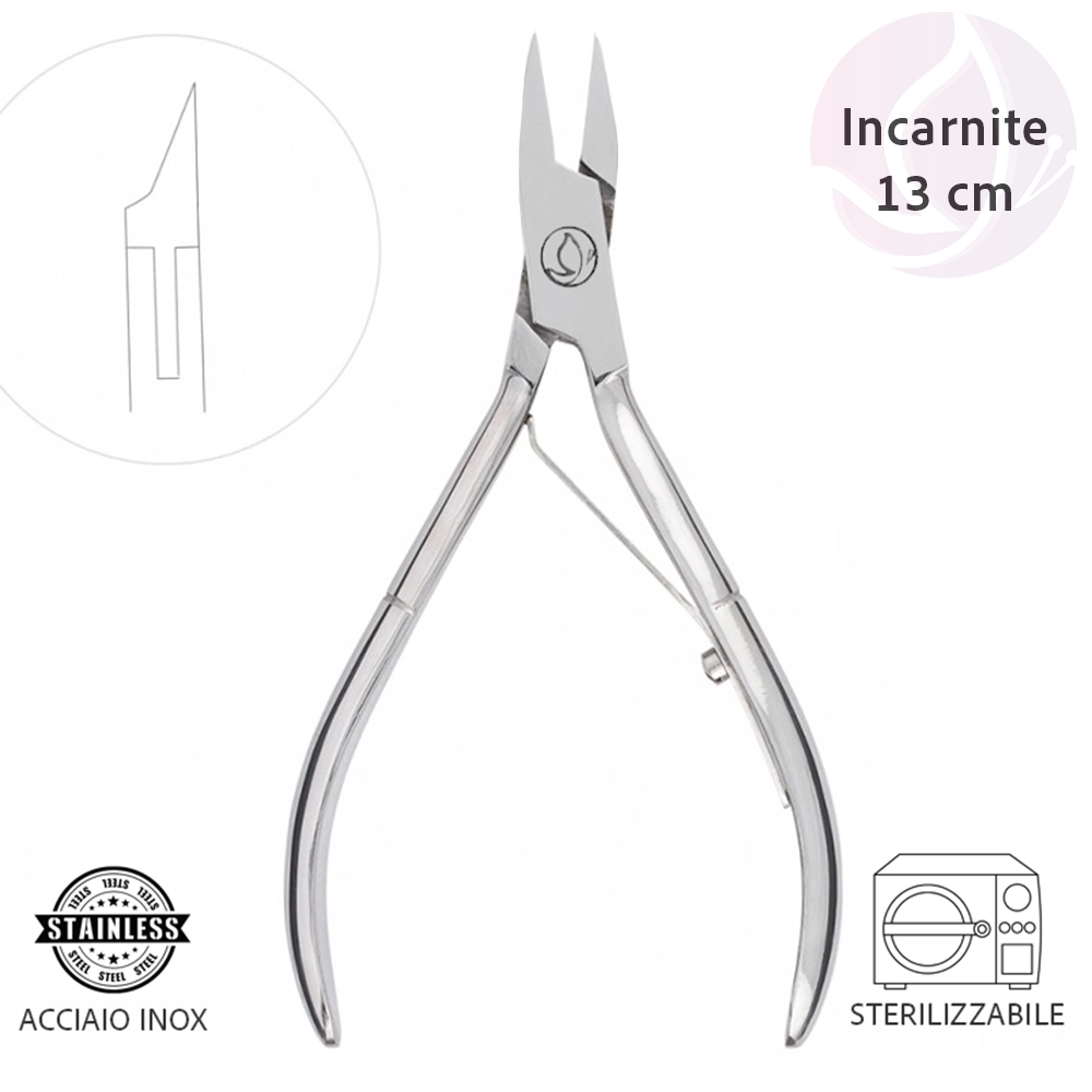 Tronchesino per Unghie Incarnite Professionale 13 cm in Acciaio Inox – Tuttoperlestetica