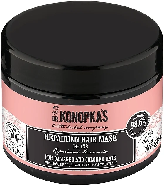 Maschera rigenerante per capelli danneggiati e colorati