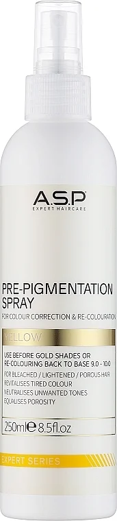 Spray per la pre-pigmentazione dei capelli