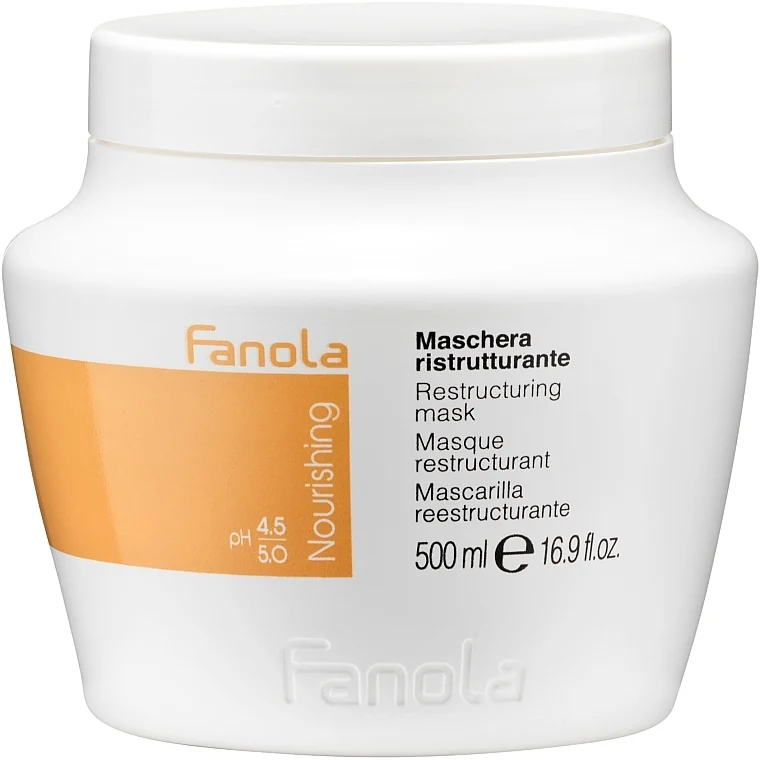 Maschera ristrutturante per capelli secchi