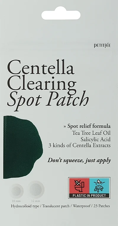 Patch viso con estratto di centella asiatica