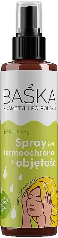 Spray capelli 2in1 volumizzante e termoprotettore "Mela"