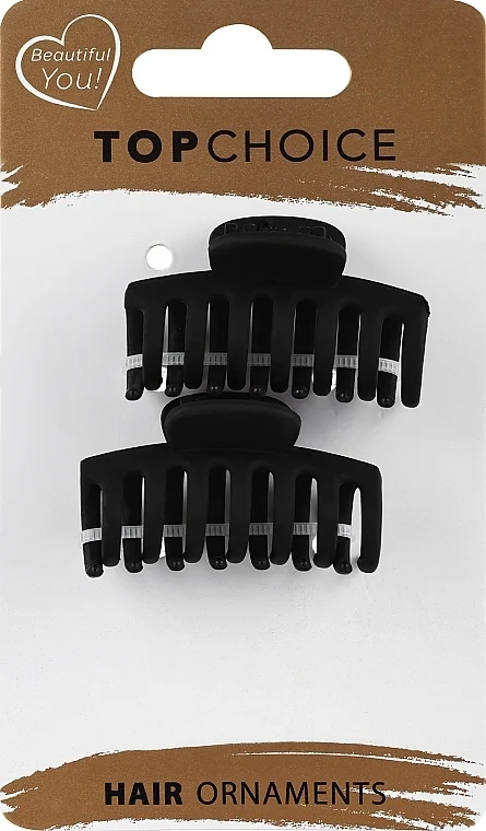 Fermagli per capelli, 24399+1, 2 pz., nero