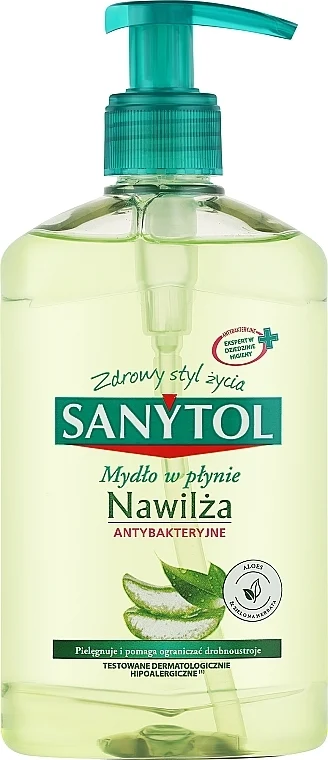 Sapone liquido disinfettante idratante