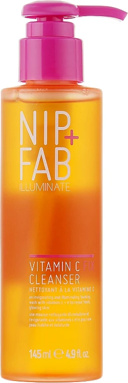 Schiuma detergente viso alla vitamina C
