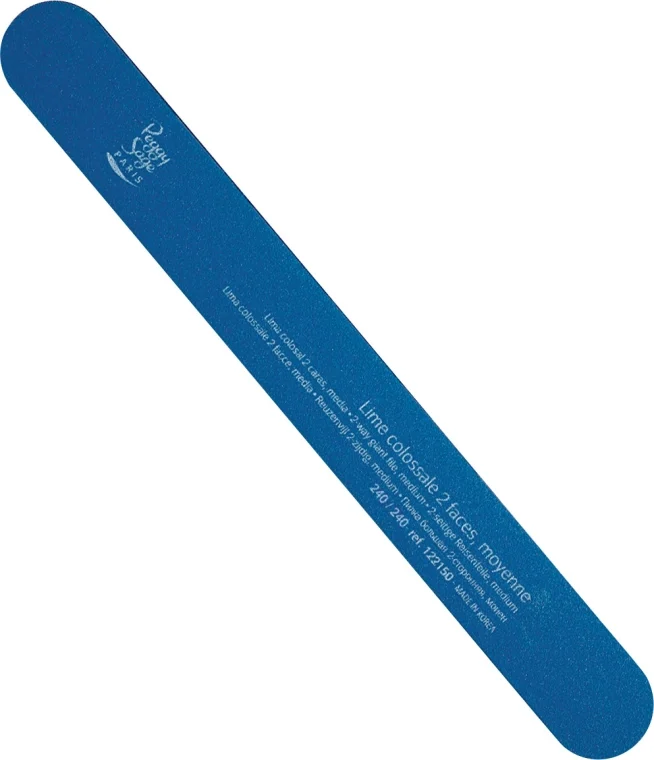Lima bifacciale per unghie, 240/240, blue