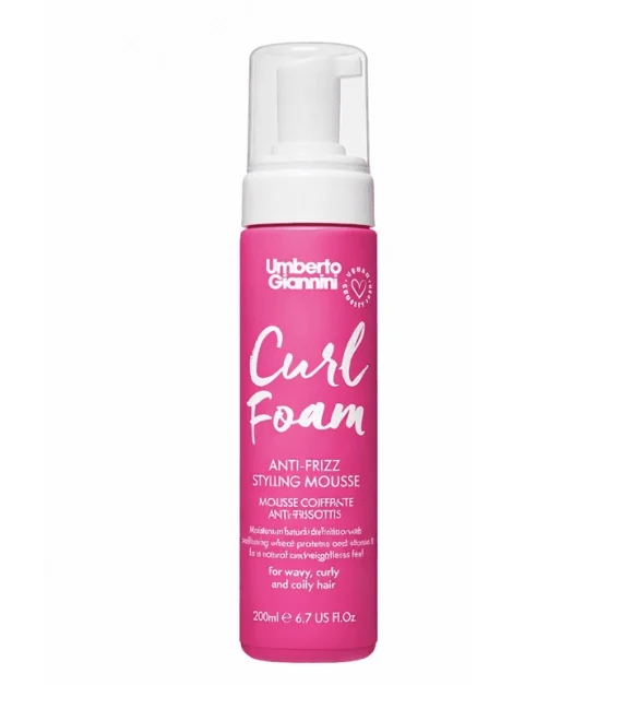 Umberto Giannini Curl Foam Anti-Frizz Styling Mousse 200ml