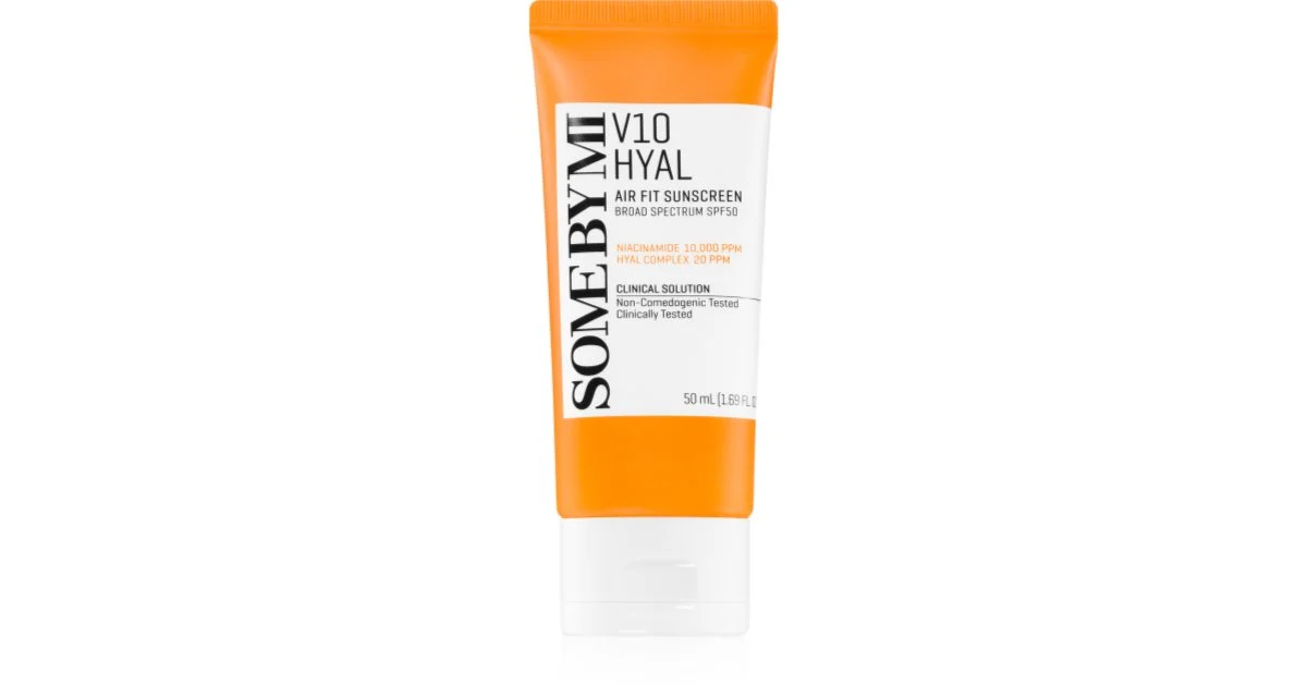 Some By Mi V10 Hyal Air Fit crema protettiva leggera viso SPF 50+ 50 ml