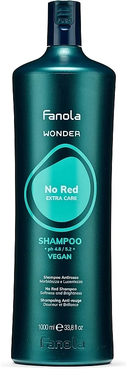 Shampoo neutralizzante per toni rossi