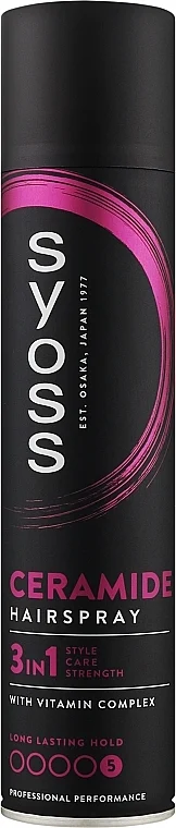 Lacca capelli "Ceramide Complex", fissaggio massimo forte