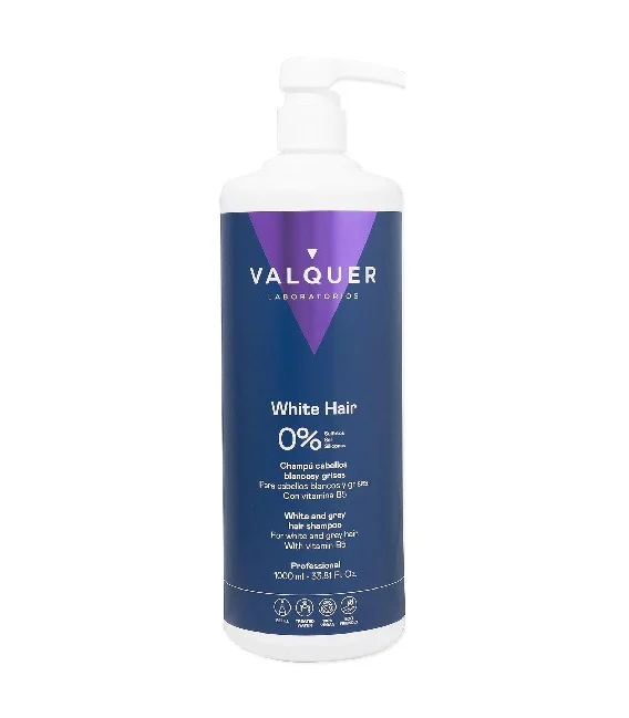 Valquer Shampoo White Hair And grey 0% 1000ml