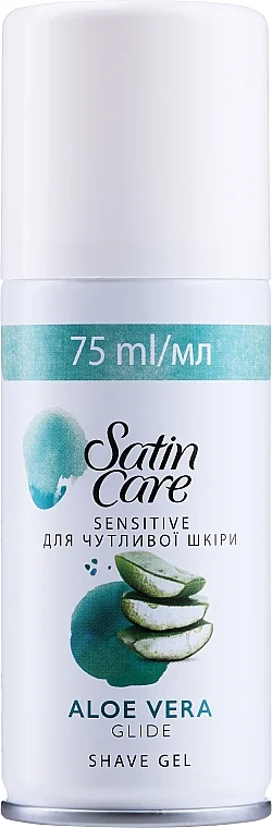 Gel per rasatura all'aloe vera, per pelli sensibili