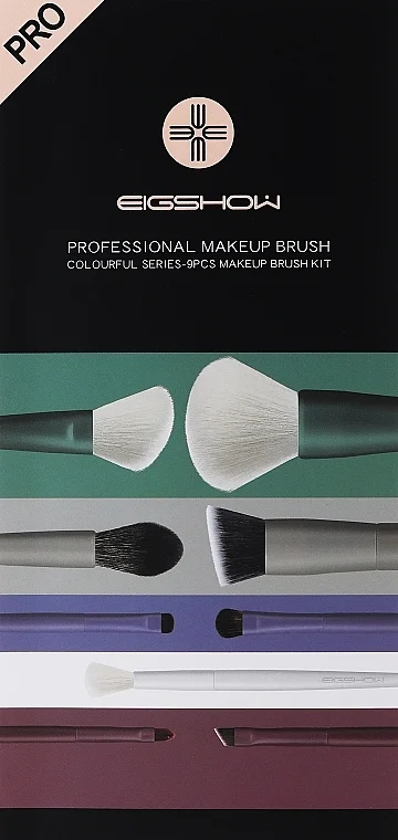 Set pennelli trucco, 9 pz