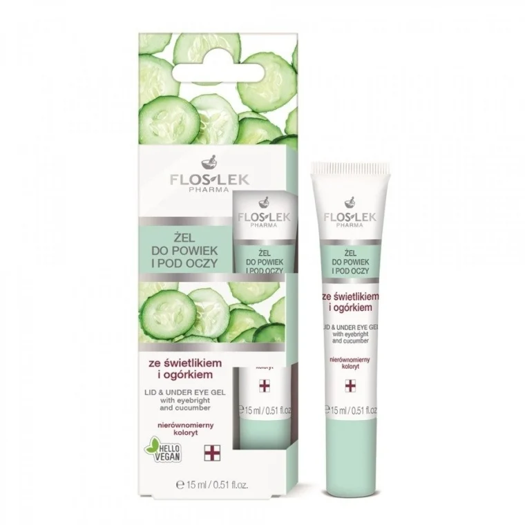 Gel contorno occhi con eufrasia e cetriolo