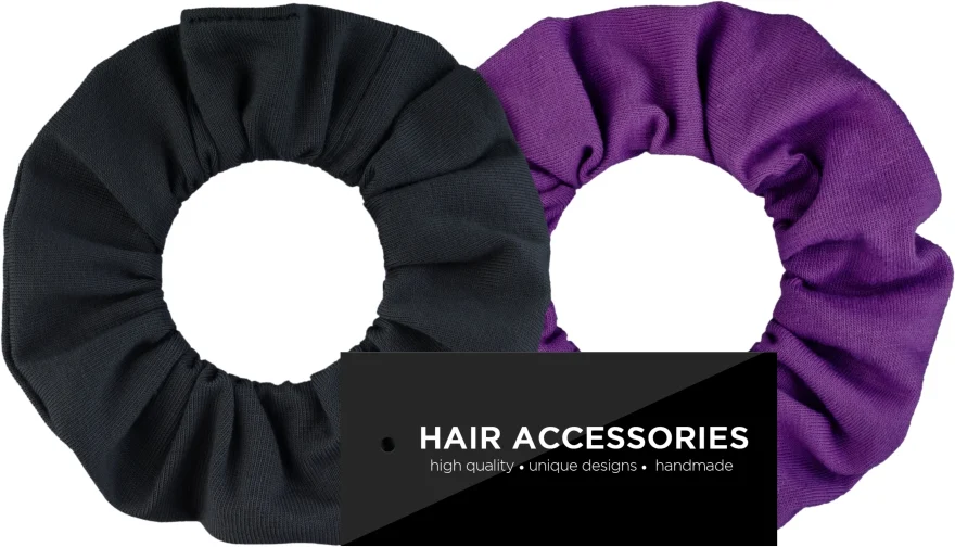 Set di elastici "Black & Violet"