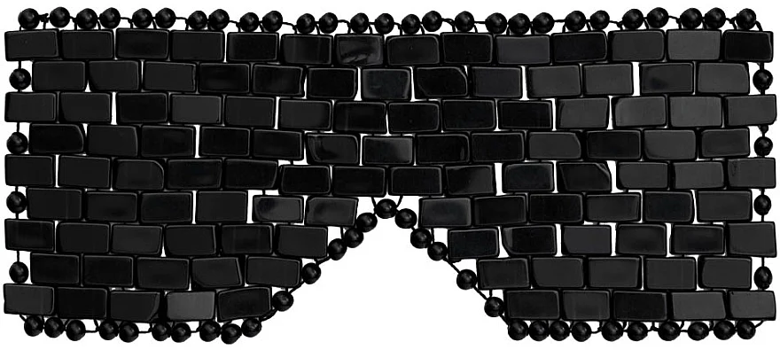 Maschera viso e corpo in ossidiana nera