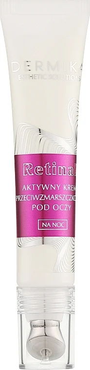 Crema notte attiva antirughe per il contorno occhi